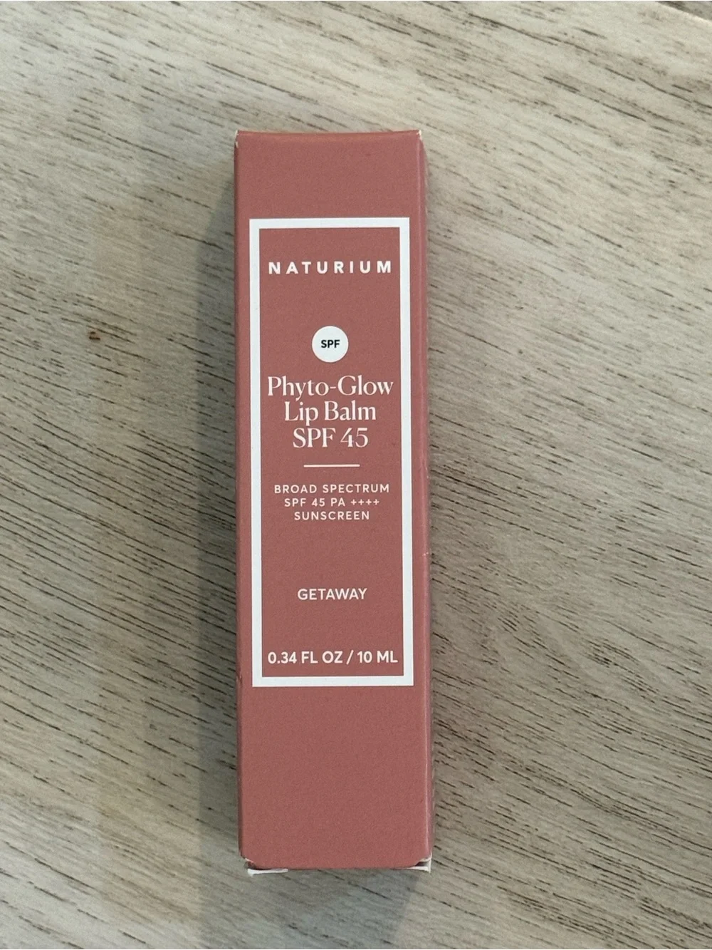 Phyto-Glow Lip Balm SPF 45 — Getaway (Warm Brown Shade). NIB